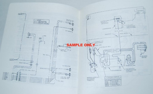 70 Chevy Nova Electrical Wiring Diagram Manual 1970