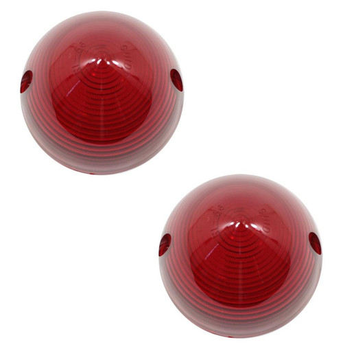 56 1956 Chevy Guide Tail Light Taillight Lens Lenses Pair