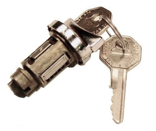 Classic Locks Ignition & Door Lock Set For 55 56 57 Chevy – With Keys & Ribbed Lock Caps