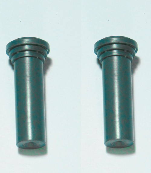 55 56 57 58 59 60 Chevy Door Lock Rod Knobs Green Pair I5 Classic Chevy