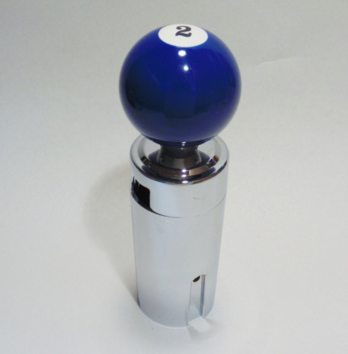 Blue 2 Pool Ball Shift Knob Kit 13 15 18 Eaton Fuller Peterbilt