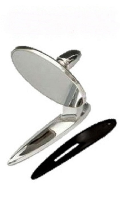 55 56 57 Chevy Outside Exterior Door Chrome * Convex * Rear View Mirror