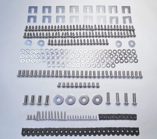 57 1957 Chevy STAINLESS Front Sheet Metal Hood Fender Radiator Support ...