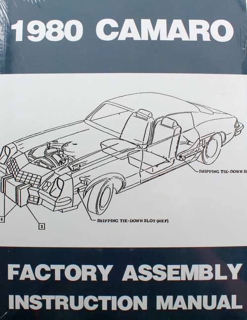 80 Chevy Camaro Factory Assembly Manual Guide Book 1980 I5 Classic Chevy