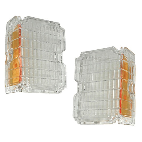 KK Clear Parking Lamp Lens Pair For 1972 Chevelle – Right & Left