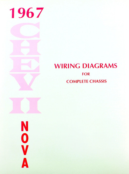 67 1967 Chevy Nova Electrical Wiring Diagram Manual - I-5 Classic Chevy