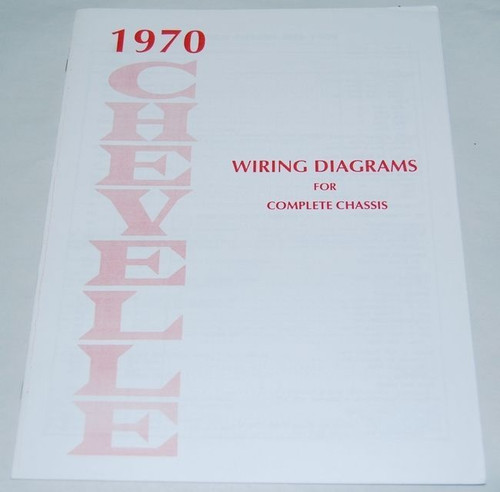 70 Chevelle El Camino Electrical Wiring Diagram Manual