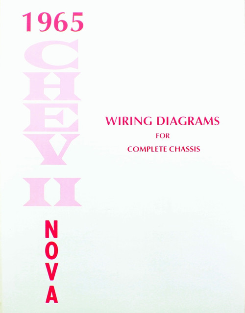 65 1965 Chevy Nova Electrical Wiring Diagram Manual - I-5 Classic Chevy
