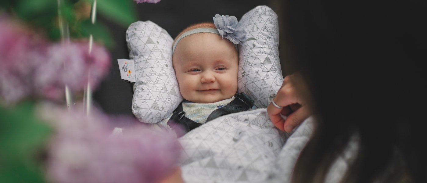 Baby Elephant Ears | Baby Head Support Pillow