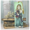 Alice in Wonderland bookmark featuring whimsical fantasy artwork and a decorative tassel.