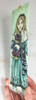 Close-up view showcasing the imaginative Wonderland-inspired artwork and the decorative tassel included with the bookmark.