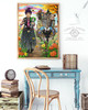 Fantasy artwork shown as a stretched canvas wall art option.