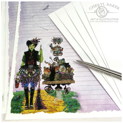 Wicked Witch of the West Stationery Paper Set