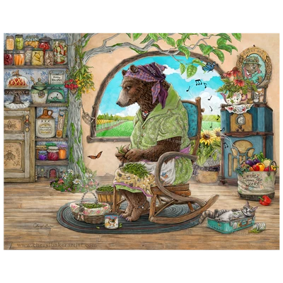 Summertime Melody is a nostalgic tribute to warm summer days spent snapping fresh green beans with Grandma on the porch.
