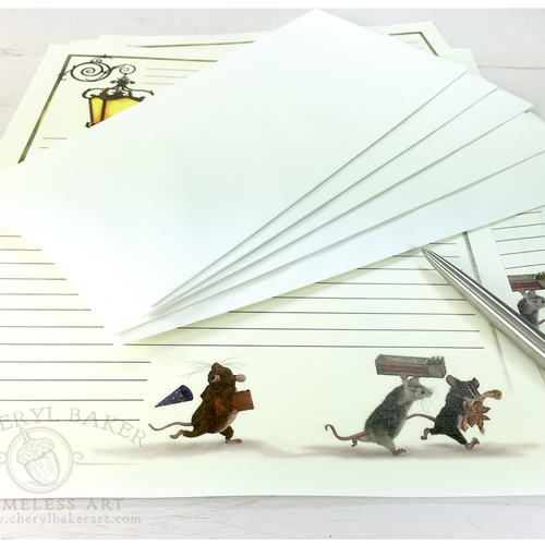 Naughty Mice Stationery Paper Set