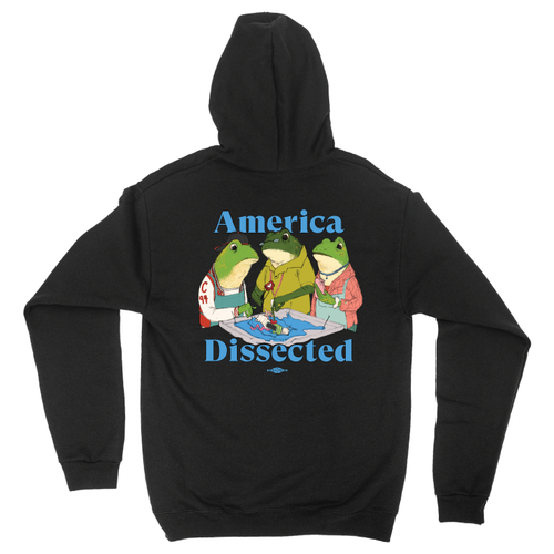 America Dissected (Black Pullover Hoodie)
