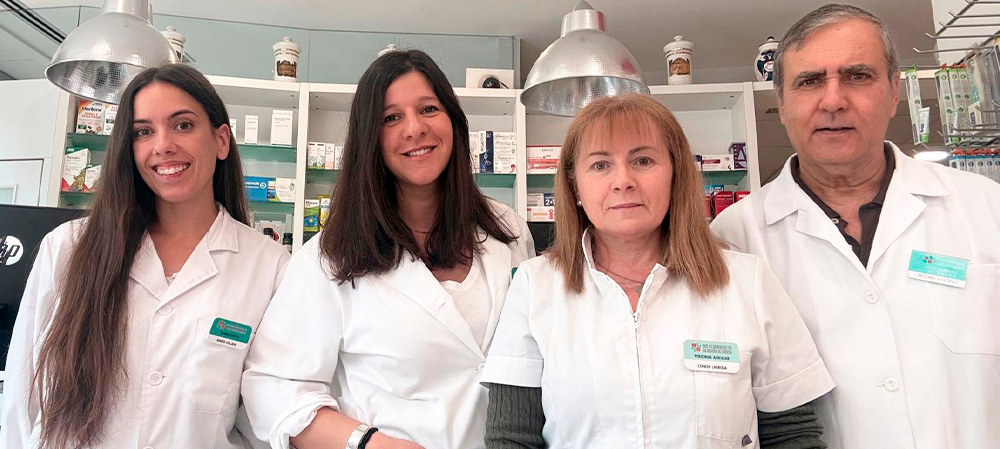 Equipo de la Farmacia Villasana en Murcia