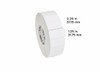 Zebra 2.25" x 1.25" PolyPro 4000D Thermal Barcode Labels - Case of 12 - 800322-125 - Dimensions