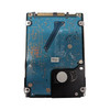 A top-down, full-frame studio shot of the underside of a Dell 1.8TB 10K SAS 2.5-inch SFF Enterprise Hard Disk Drive. The drive features a prominent blue printed circuit board (PCB) that covers most of the surface, with a black metal section visible at the bottom.

Key Features and Details:

PCB Layout: The blue PCB is densely populated with intricate copper traces and numerous small gold-colored solder points. There is a small white square sticker with a data matrix code and the text "04ED" in the lower-center of the board. Some clear adhesive residue is visible on the surface of the PCB.

Connectors: At the top edge, the gold-plated SAS interface pins are clearly visible, including the integrated power and data segments characteristic of Serial Attached SCSI drives.

Mechanical Components: The drive’s silver metallic chassis is visible around the edges, secured by silver Torx screws at the corners. A black metal baseplate is located at the bottom, featuring a circular silver indentation and some minor scuffing or adhesive residue.

Markings: A small alphanumeric code, "G3B26A," is printed in white on the upper-left corner of the PCB.