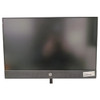 Close-up front view of the HP ProOne 600 G4 All-in-One PC display panel against a plain white background, highlighting its slim bezels, matte non-touch display, and a textured bottom speaker grille featuring a centered silver HP logo.