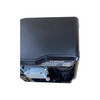 Profile view of the side and partial base of the NCR RealPOS 7199 printer, clearly displaying the manufacturer info text listing NCR Corporation, Atlanta, Ga., Class/Model number 7199-7001-9001, Customer Part Number 497-0513906-A, and Serial Number 58-58138620.