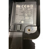 Close-up view of the Elo product specification label located inside a rear recess compartment, displaying text for model number ESY15I1C, part number E611480, and various international safety and certification graphics including CE, UL, and NOM.