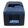 Front straight-on view of a dark gray Star Micronics TSP650II series thermal printer, showing the front control panel with Power, Error, and Feed indicators.