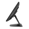 Side profile view of the Touch Dynamic Pulse Ultra 15-inch touchscreen display highlighting the slim zero-bezel bezel profile and angled stand mount.