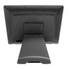 Direct back view of the Touch Dynamic Pulse Ultra POS monitor showing the clean housing cover and heavy-duty desktop mounting base.