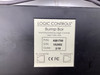 Close-up of the manufacturer label on the back of the bump bar showing part number KB1700, serial number 152952, and port diagram.