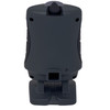 Back perspective of the dark gray PDC Code Reader CR5200 scanner, highlighting the connection cable port at the bottom and mounting base structure.