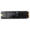 Top label side of the SanDisk X300s 256GB M.2 SATA SSD, displaying the black product label with barcodes, part number SD6PQ4M-256G-1021, technical ratings, regulatory logos, and gold interface pins on the right.