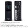 Promotional product graphic highlighting the front and rear of the CyberPower CP1500PFCLCD alongside key feature callouts.