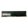 Front view of the green Kingston ValueRAM 8GB DDR4 desktop memory module, featuring the manufacturer product sticker and memory chips.