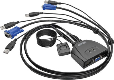Tripp Lite B032-VU2 2-Port USB/VGA Cable KVM Switch - Top