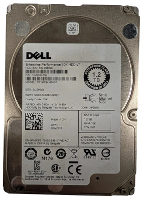 Dell ST1200MM0007 SAS 2.5" 1.2TB 10K RPM Internal Hard Drive - Front