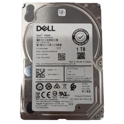 Dell ST1000NX0443 1TB 7.2K RPM 2.5'' SATA SFF Hard Drive - Rear