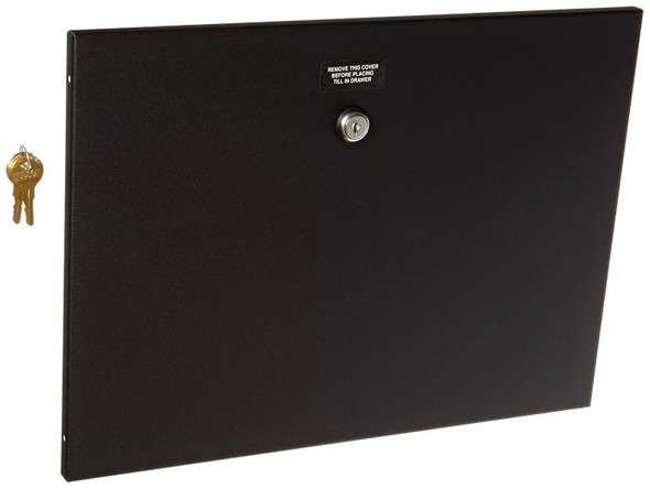 APG Cash Drawer PK-14L-R-BX Inc Steel Locking Till Cover - Front