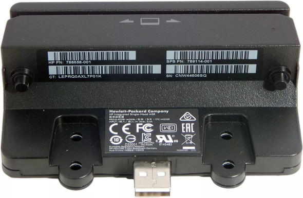 HP 789114-001 USB Magnetic Strip (Stripe) Reader (MSR) Kit