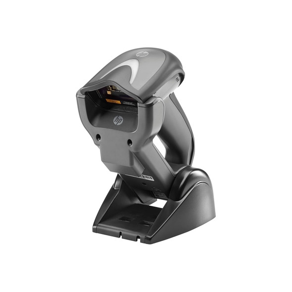 HP HP4400W Wireless Bluetooth 1D 2D Barcode Scanner with USB Kit and Charging Base Station - Side