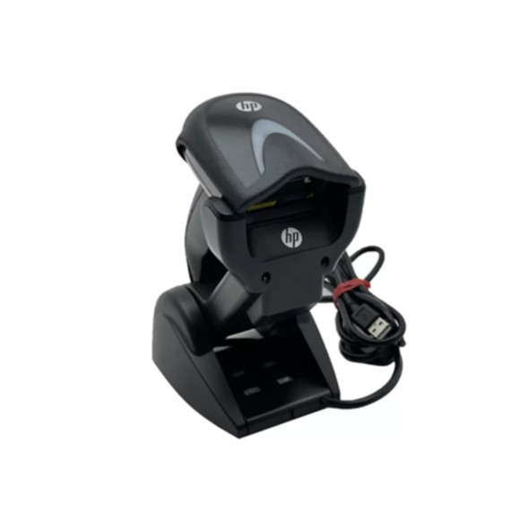 HP HP4400W Wireless Bluetooth 1D 2D Barcode Scanner with USB Kit and Charging Base Station - Front