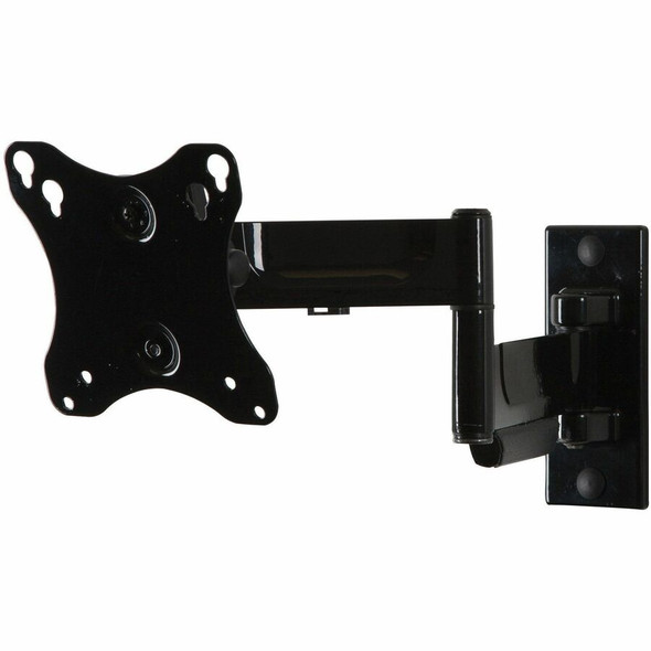 Side profile of a black Peerless-AV PA730 Paramount articulating TV wall mount extended with a single-arm mechanism and a small VESA mounting plate.