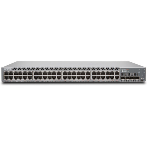 Juniper Networks EX2300-48P 48-Port Gigabit PoE Managed Ethernet Switch - Front