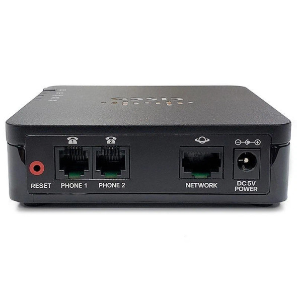 Cisco ATA 191 Analog 2-Port VoIP Telephone Adapter - Front