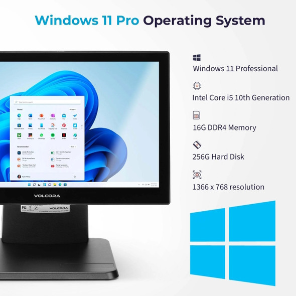 Volcora POS Terminal Standard Base - Specs