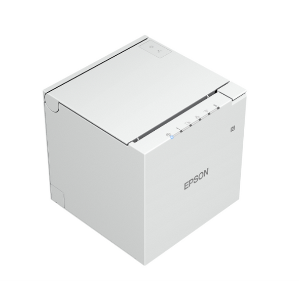 Epson OmniLink TM-m30III-021 White Bluetooth Thermal Receipt Printer - C31CK50021 - Side 2