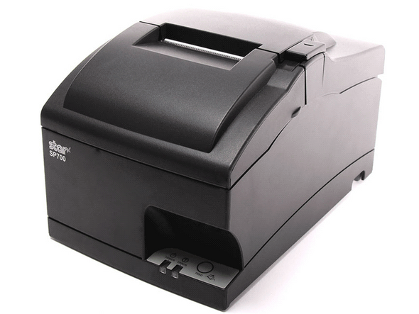 Star SP700 Impact Kitchen Receipt Printer - Side View