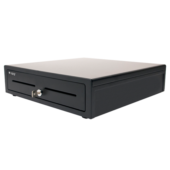 Apg Cash Drawers Apg, Minota Cash Drawer, No Logo, Us Till, Black