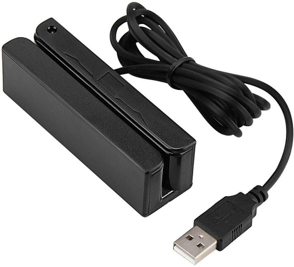 MagTek 21040108 USB Magnetic Card Reader with Keyboard Emulation - Top