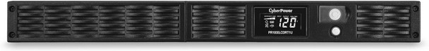 CyberPower PR1000LCDRT1U Smart App Sinewave UPS System, 1000VA/800W, 7 Outlets, AVR, 1U Rack/Tower - Front